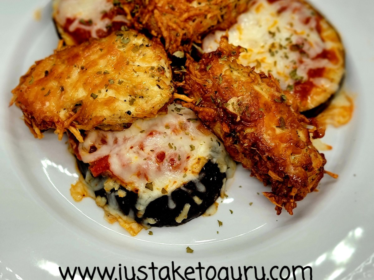 Keto Eggplant Parmesean