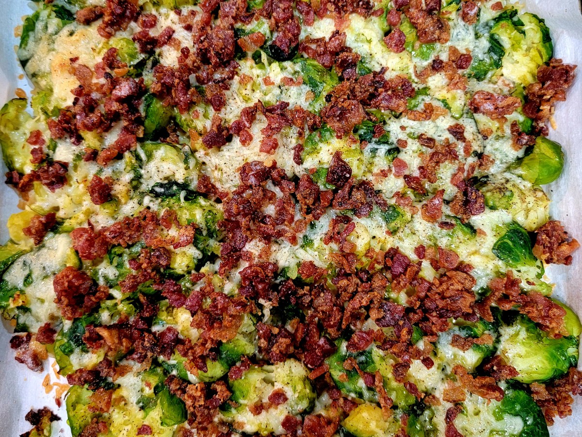 Keto Smashed Brussel&nbsp;Sprouts